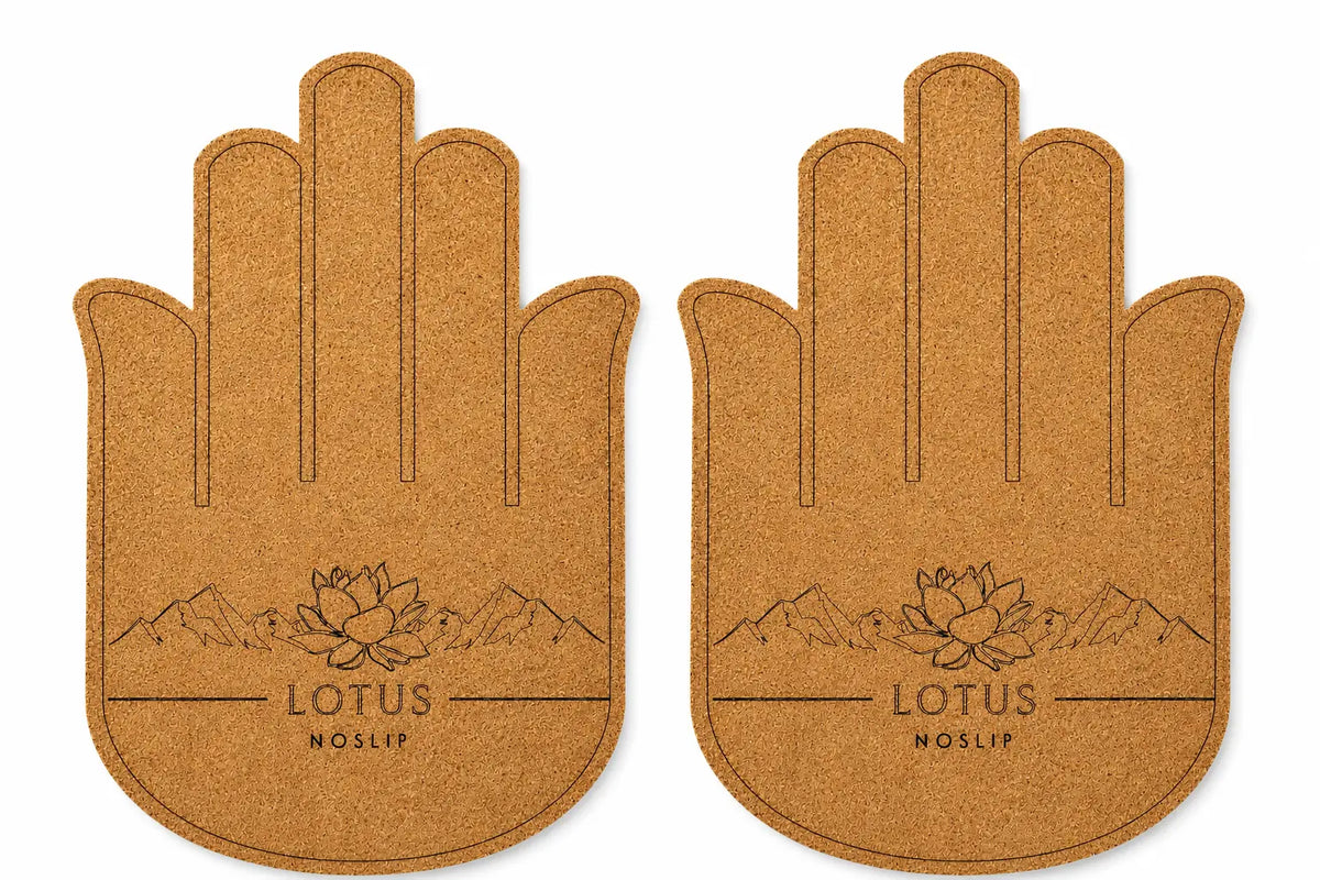 Cork Helping Hands – Non-Slip Yoga Grip Pads